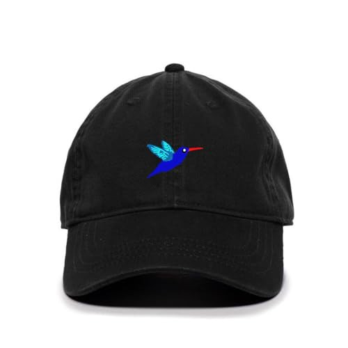 Hummingbird Embroidered Baseball Cap Cotton Adjustable Dad Hat