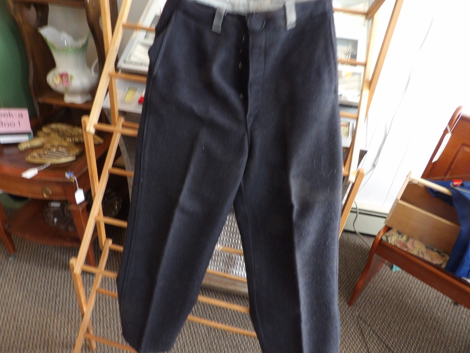 Steel Grip Industrial Blue Pants ( Wool ? - size not marked )