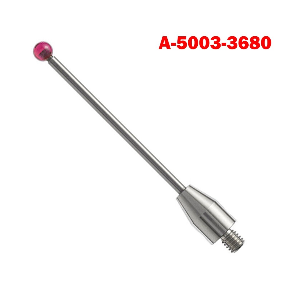 Cmm Probe Needle Tungsten-Steel Refill-M4 Thread 3mm Ruby-tip 50mm A-5003-3680