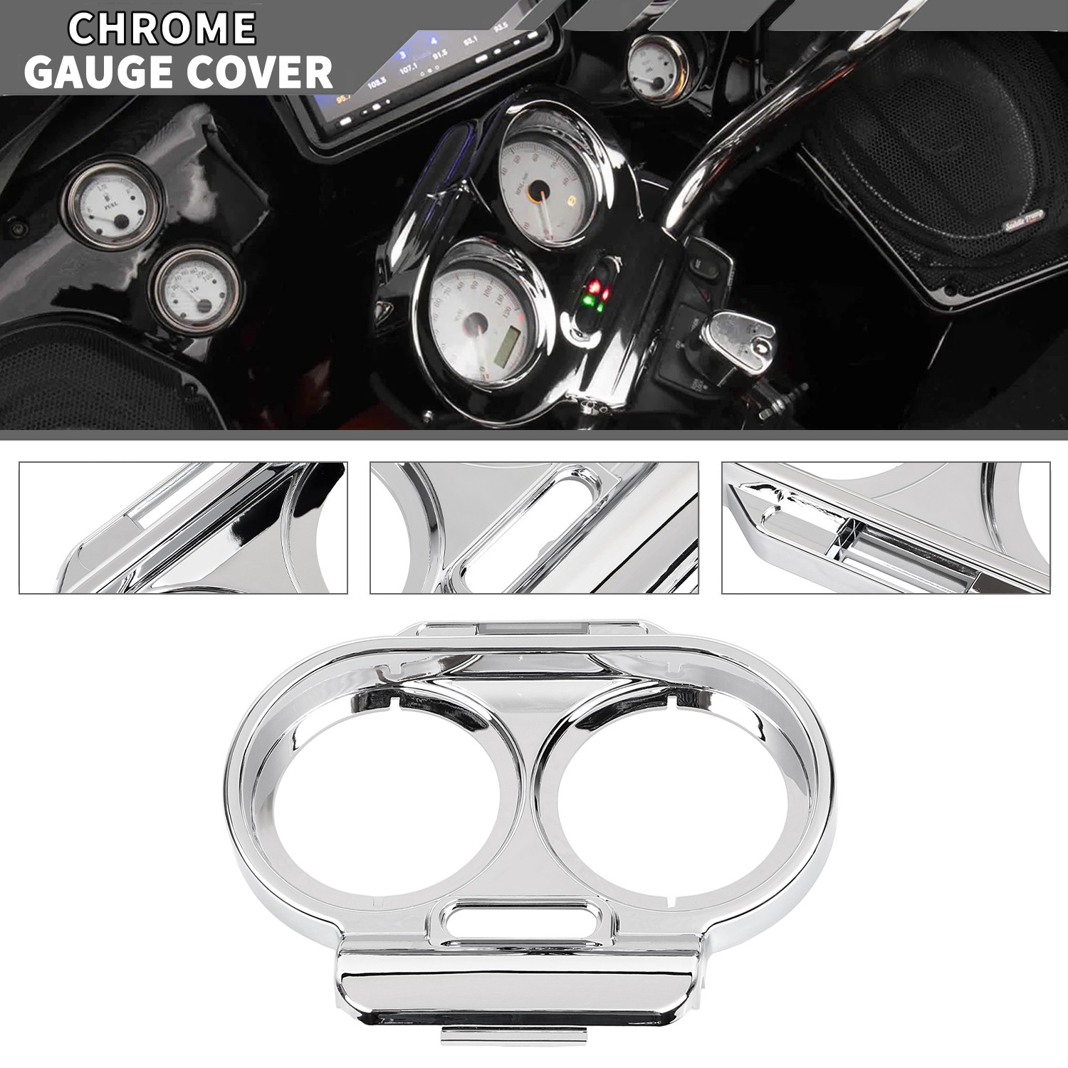 Gauge Cover Nacelle Housing Fairing Fit For Harley Road Glide FLTR Custom/Ultra