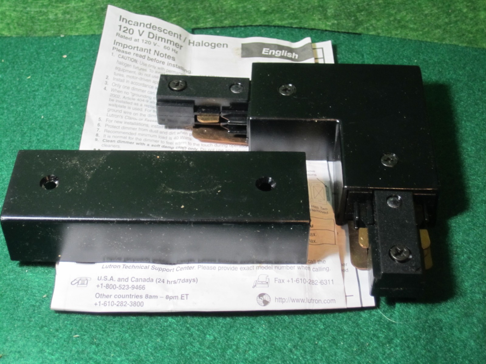 1 JUNO TU24BL tract lighting 2-circuit tract master adjustable connector