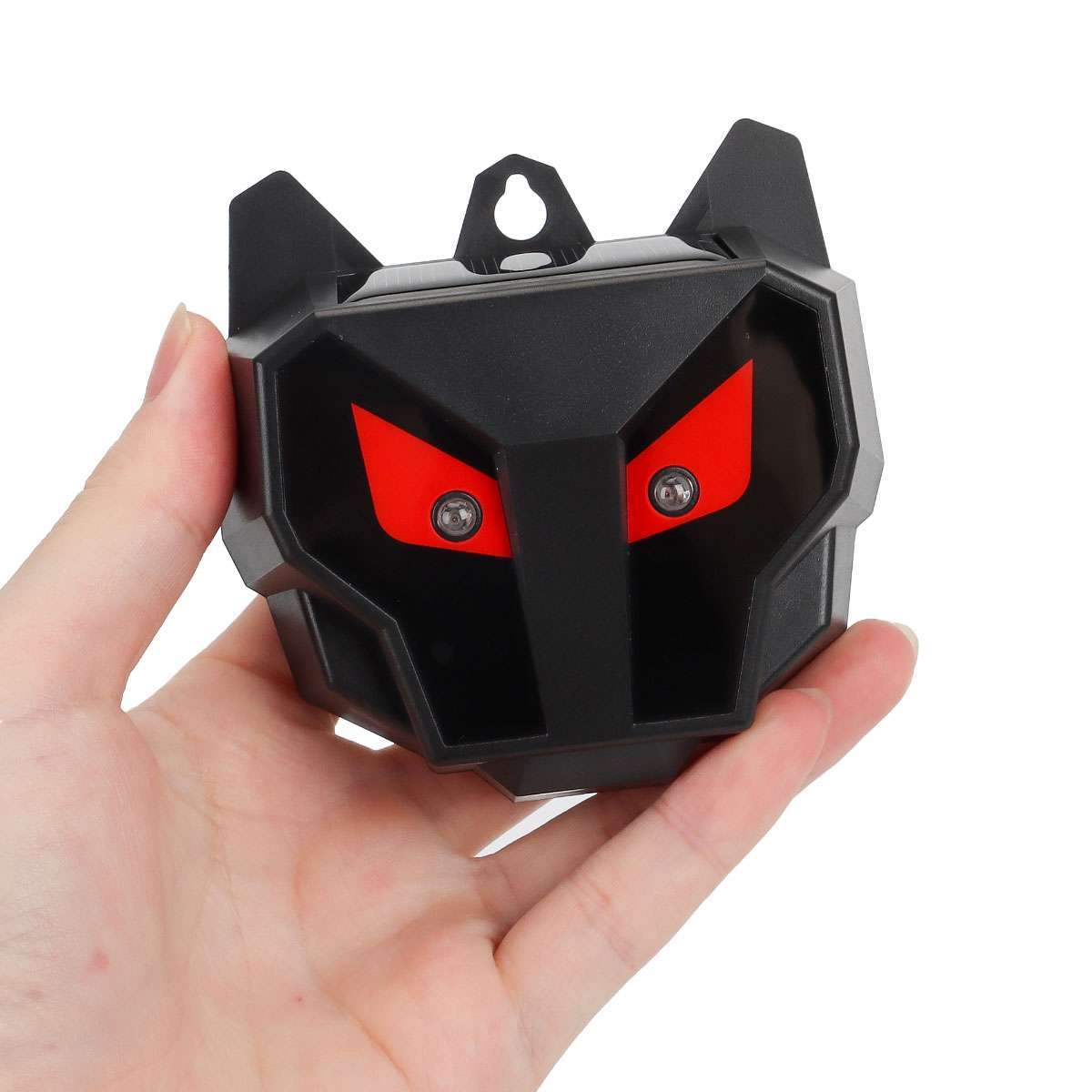 2 X Solar Predator Guard Light Red LED Deterrent Light Night Animal repeller US