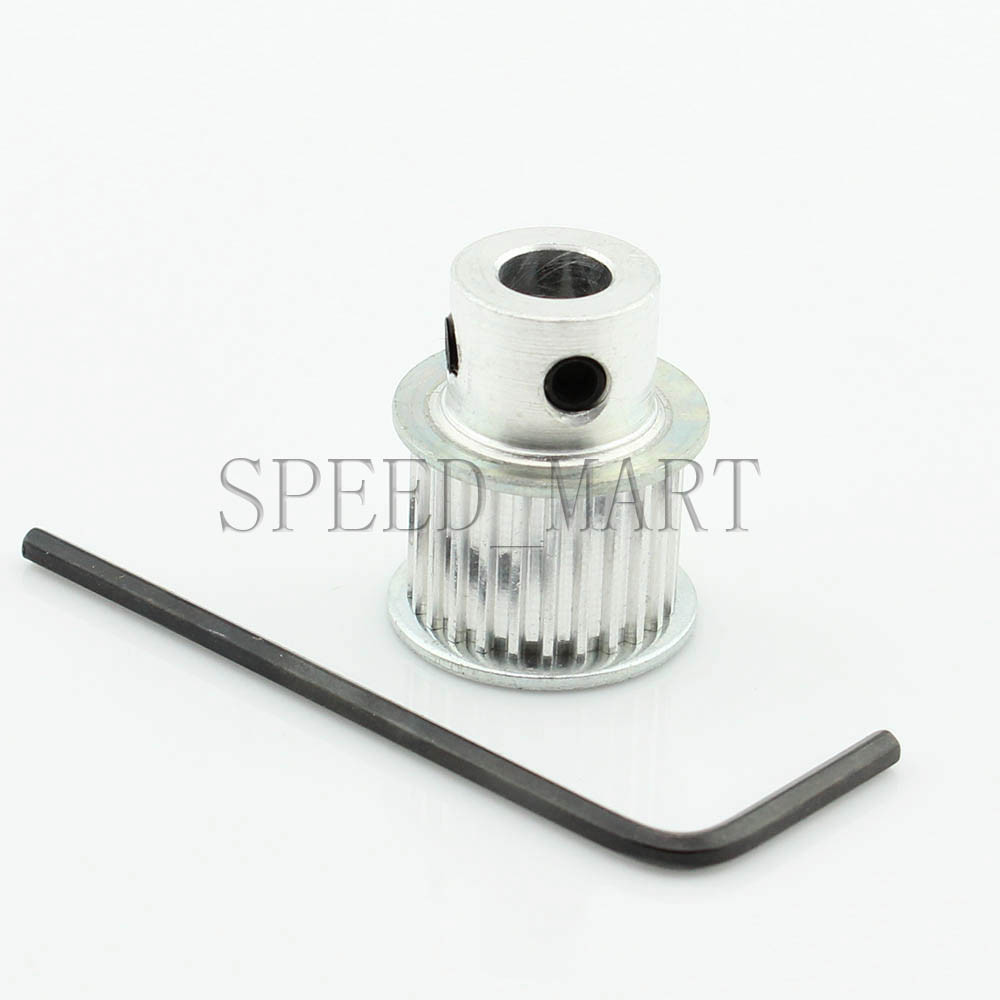 MXL24 Aluminum Timing Belt Pulley 24 Teeth 7mm Bore 11mm width Stepper Motor