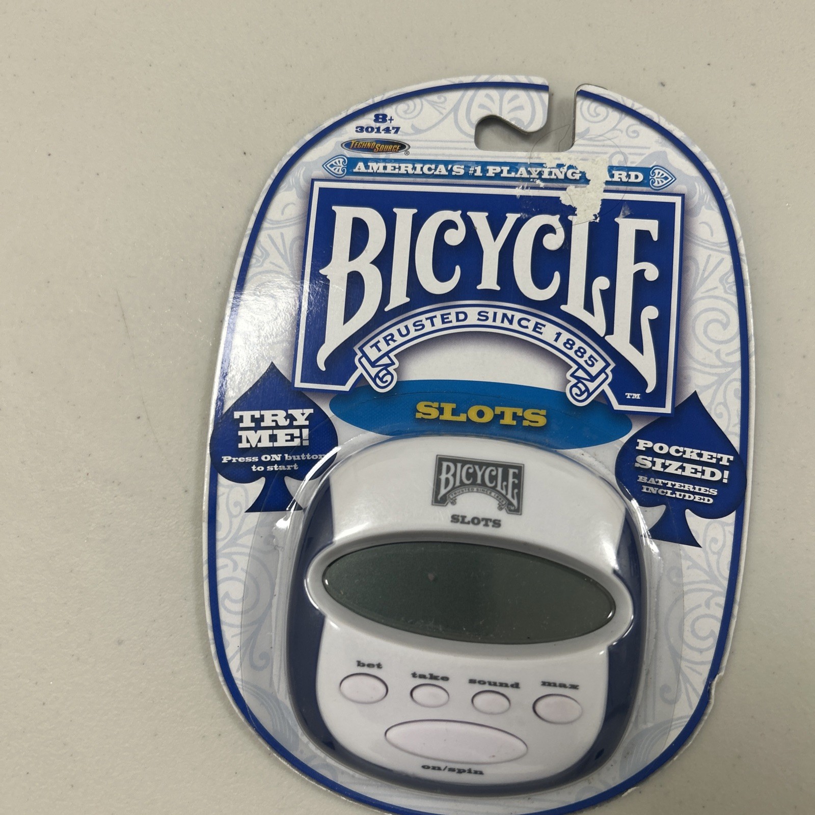 2009 Sealed Bicycle Pocket Sized  Slots Handheld Game 30147