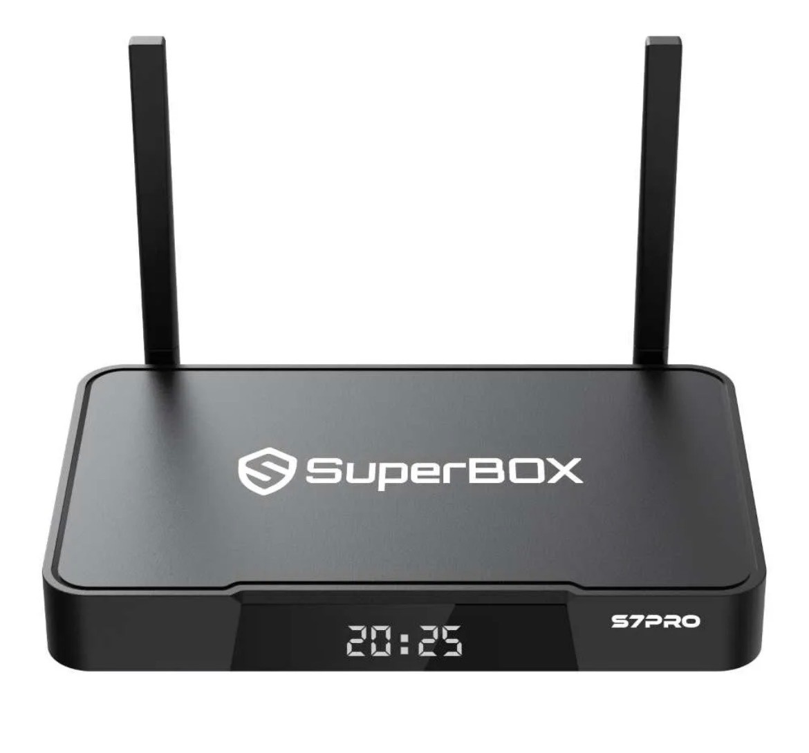 SuperBox S7 PRO Premium Edition Android Streaming Media Player Bundle
