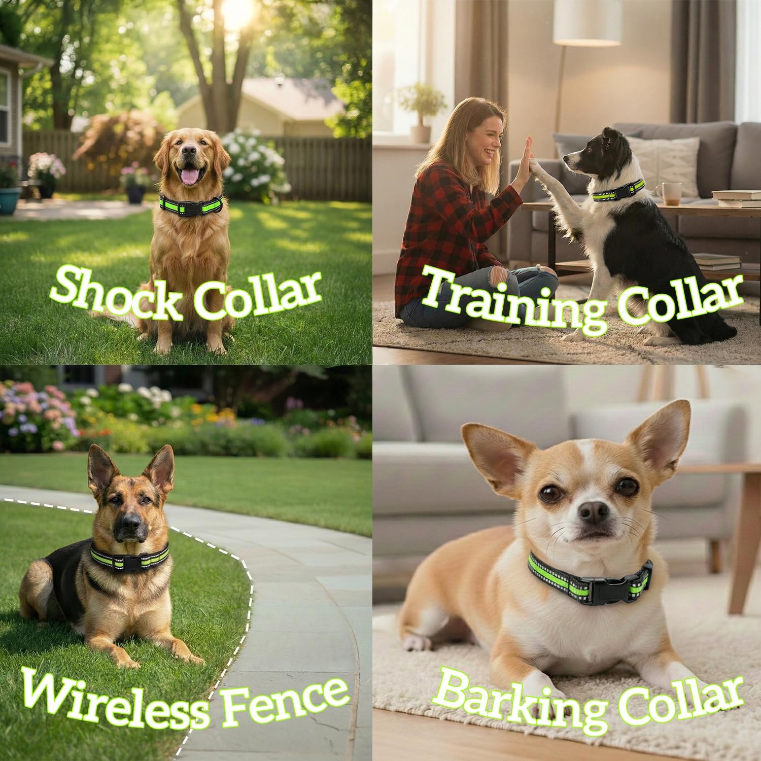 Training Collar Replacement Straps Adjustable Nylon Bands for E-Collars & Sho...