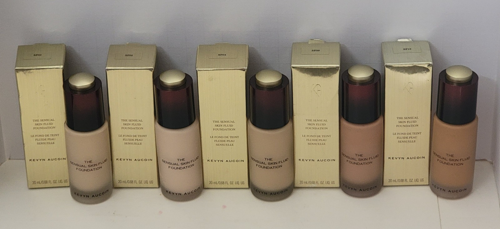 KEVYN AUCOIN THE SENSUAL SKIN FLUID FOUNDATION 0.68 fl oz PICK YOUR SHADE