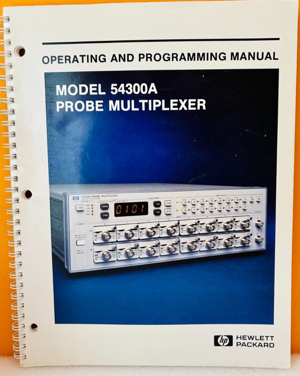 HP 54300-90902 1984 Model 54300A Probe Multiplexer Operating & Service Manual.