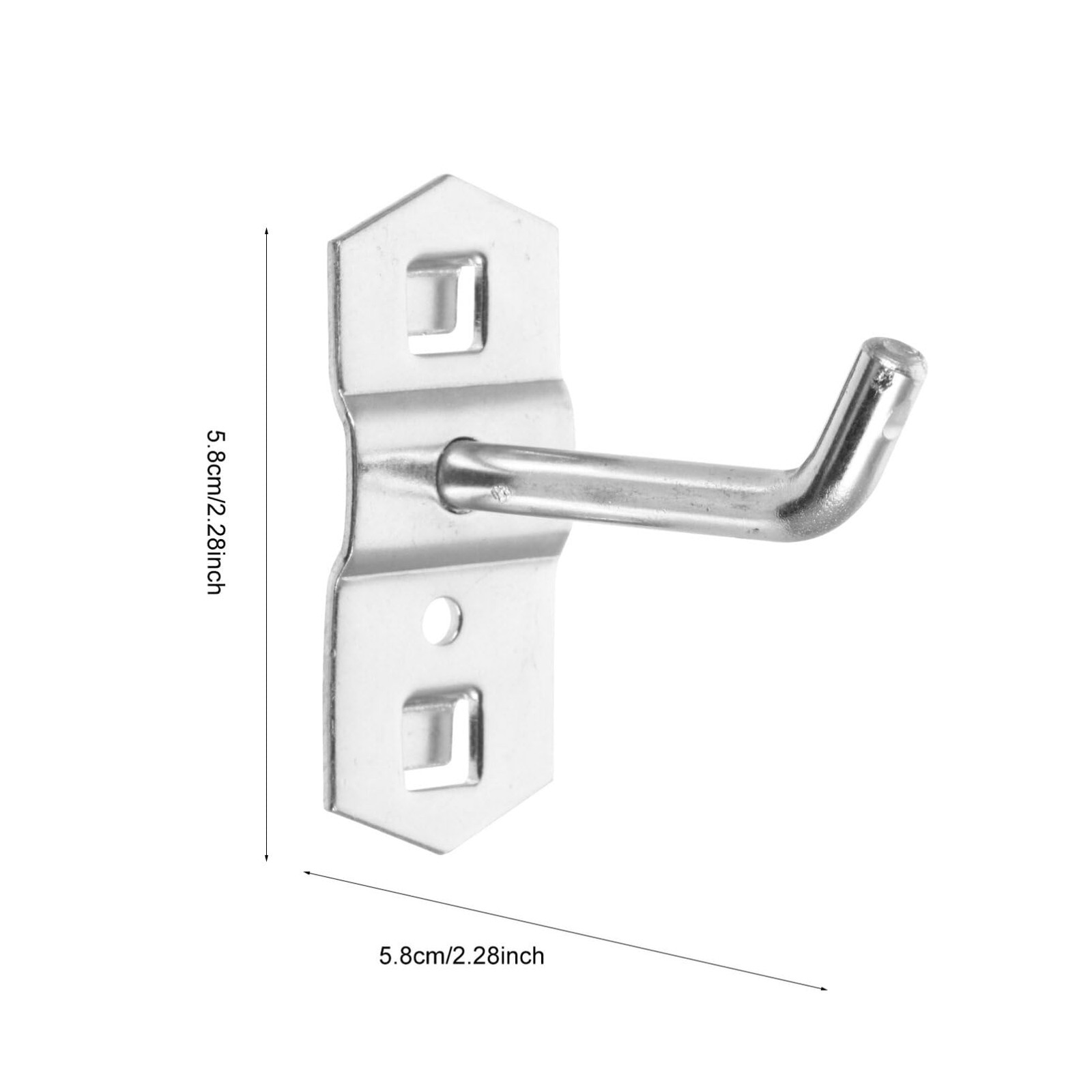 12 Pcs Tool Hook Display Hook Cabinet Display Rack Exhibition Pegboard Peg s ...