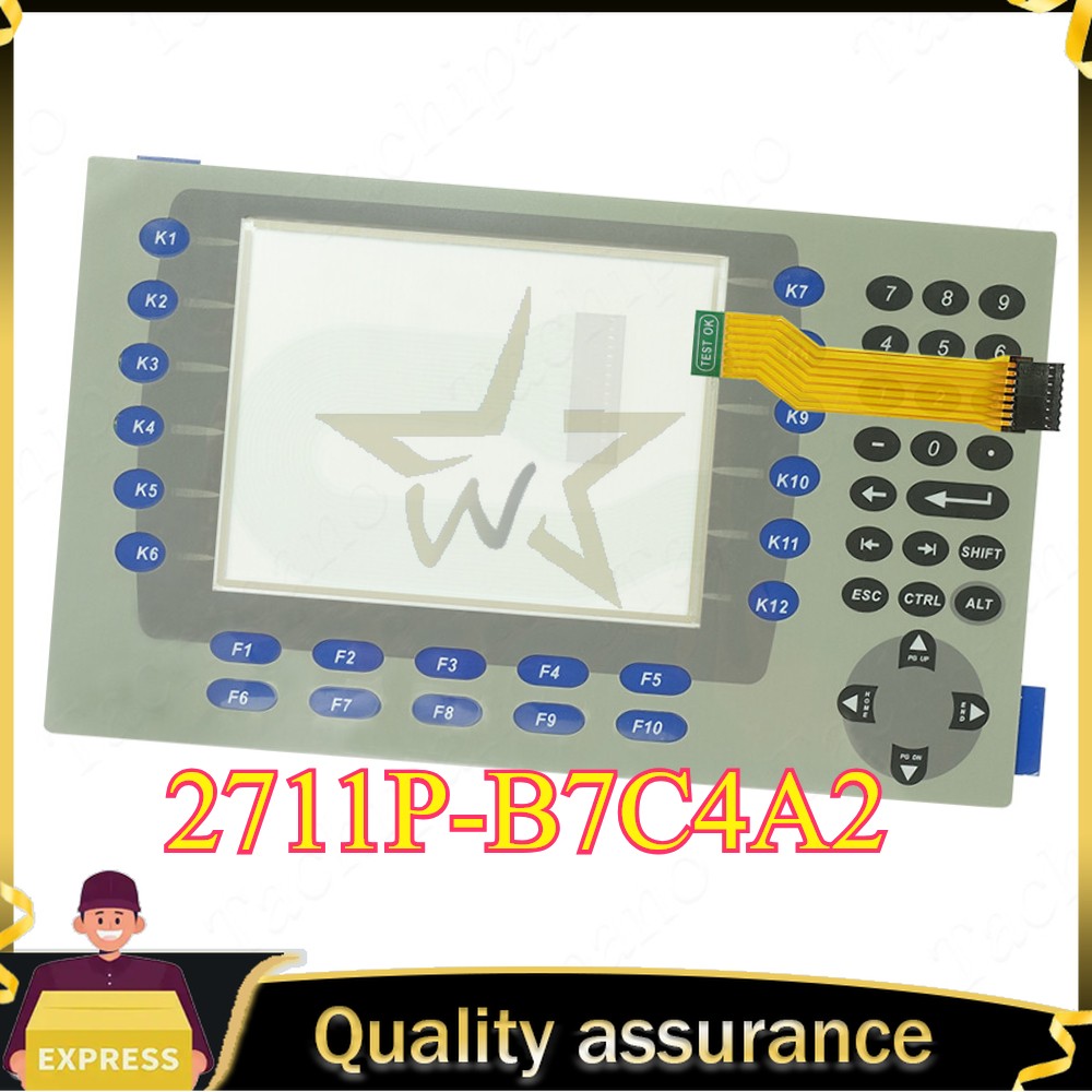 For 2711P-B7C4A2 with Membrane Keypad 2711P-B7C4A1 Touch Screen Panel Fast Ship#