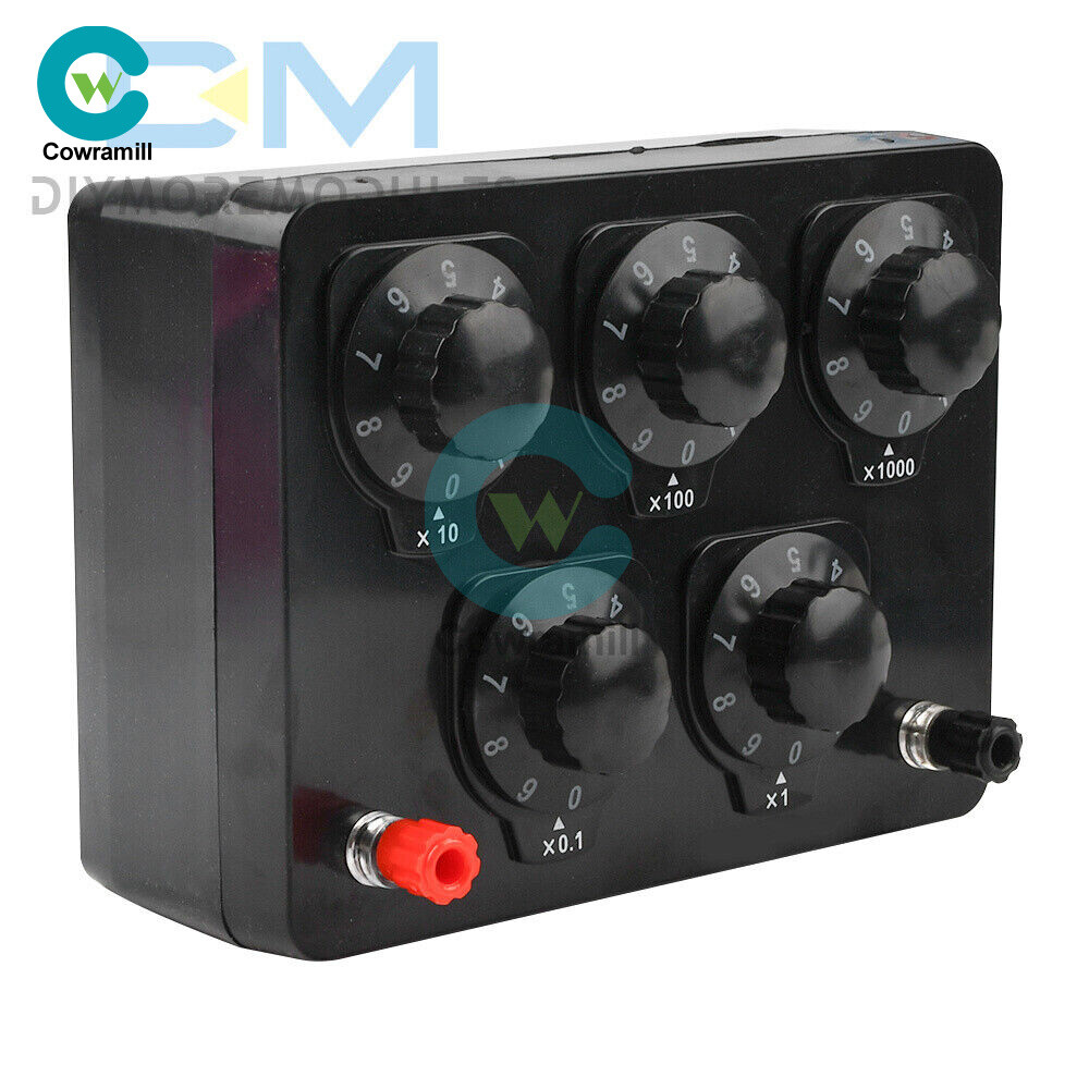 0-9999.9Ohm Variable Resistance Box Decade Resistor For Physical Resistance Box