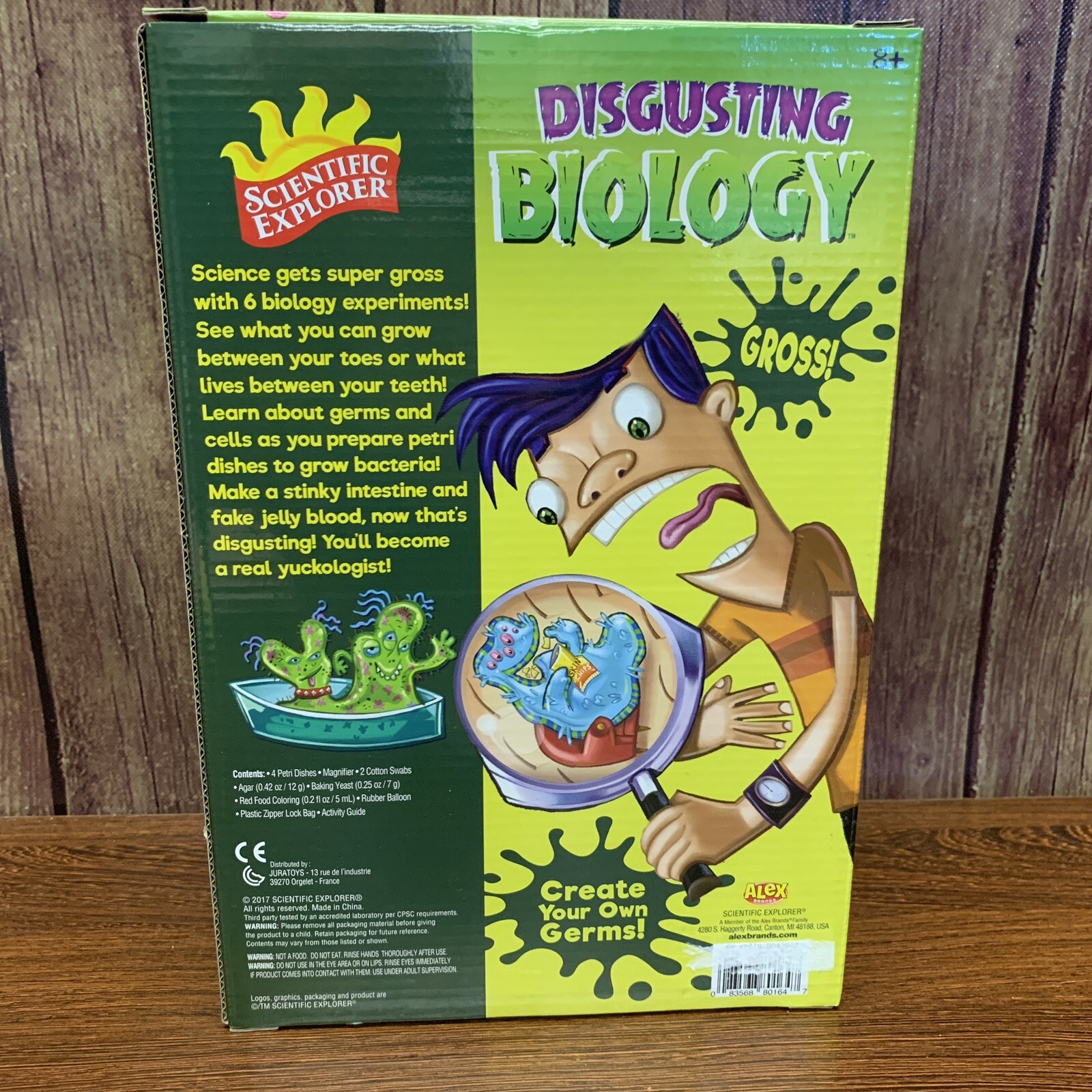 Scientific Explorer Disgusting Biology Kids Science Kit - NEW