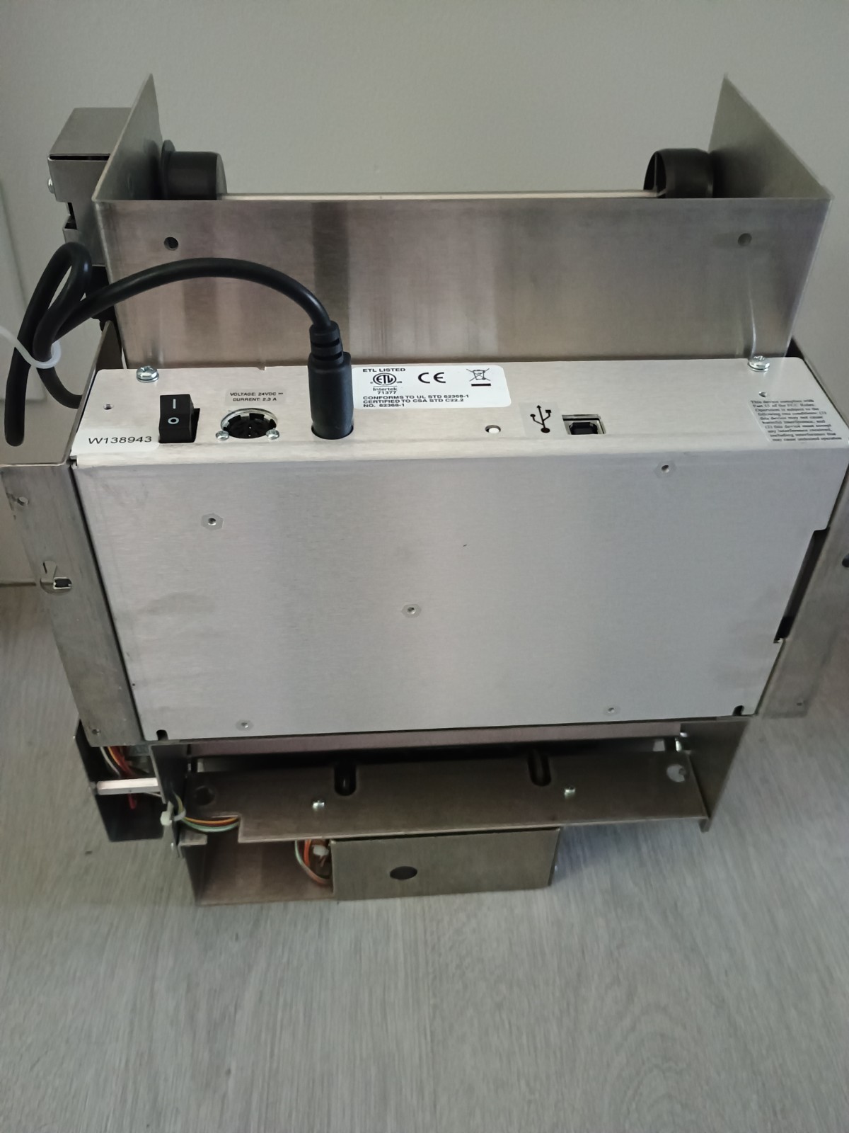 Practical Automation ITK-38-LC Part C15-1158-1 Thermal Printer UNTESTED