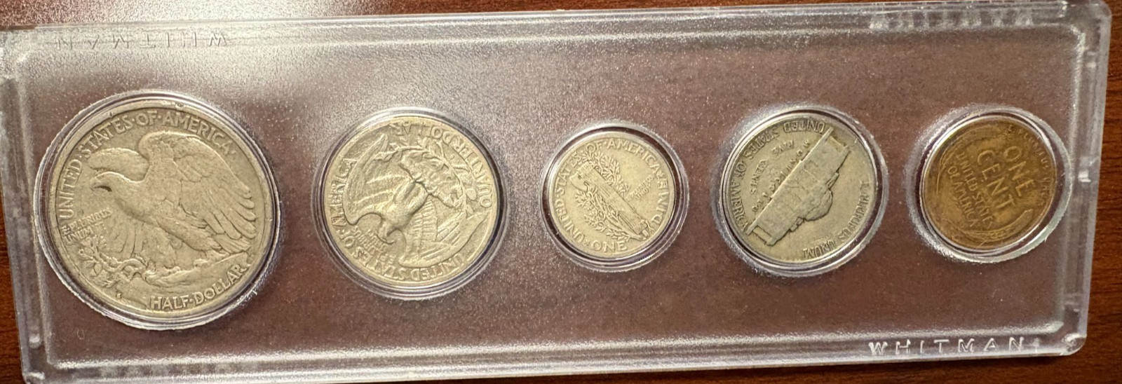1941 US Mint Year Set in Plastic case