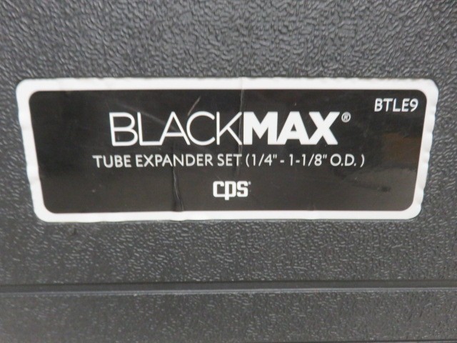 CPS Blackmax btle9 tube expander kit multi 9 head round flare swage tool