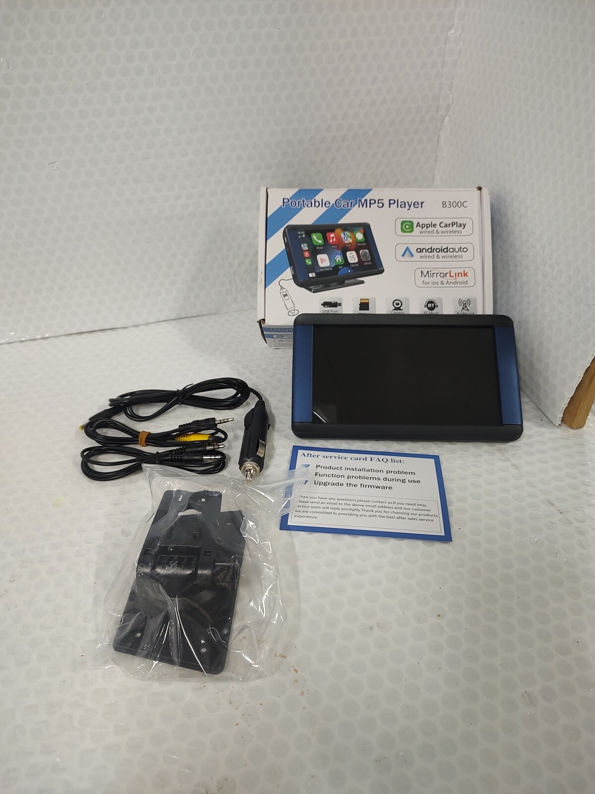 PORTABLE 7" CAR MP5 PLAYER B300C