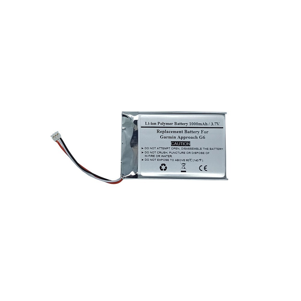GPS Navigator Replacement Battery For Garmin Approach G6, KF40BF45D0D9X