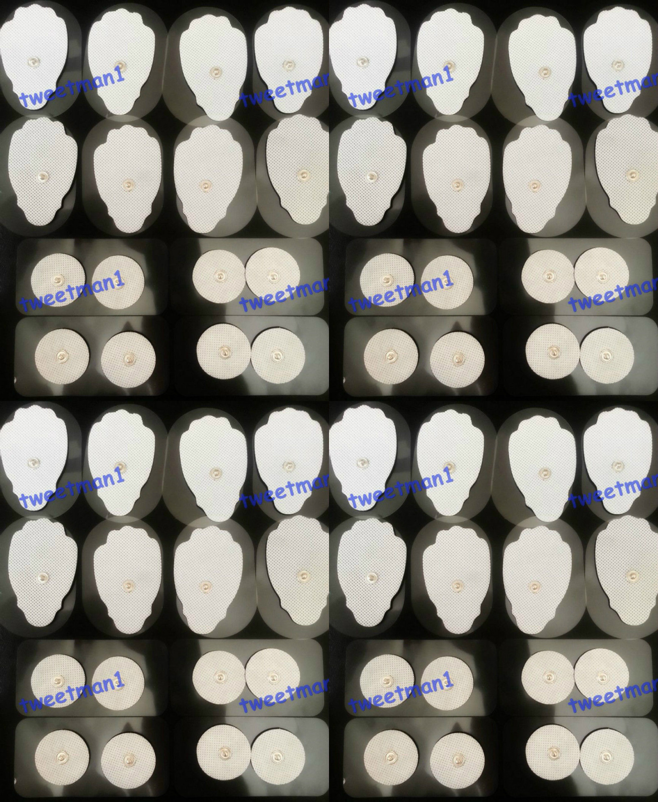 REPLACEMENT ELECTRODE PADS (32 LG + 32 SM) FOR PALM / ECHO DIGITAL MASSAGER