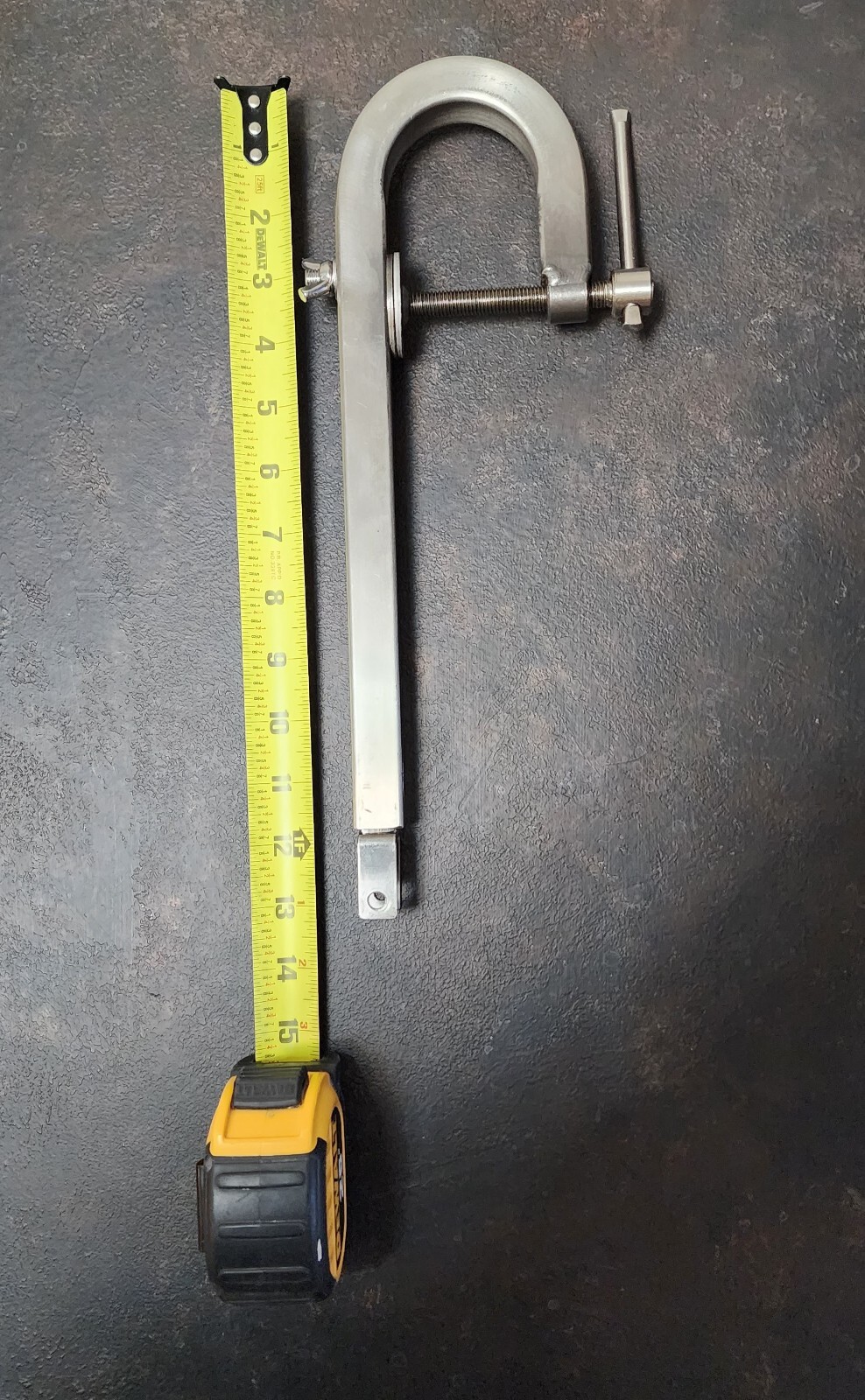 Universal Stainless Steel mount for sonar transducer, Strong and Solid.