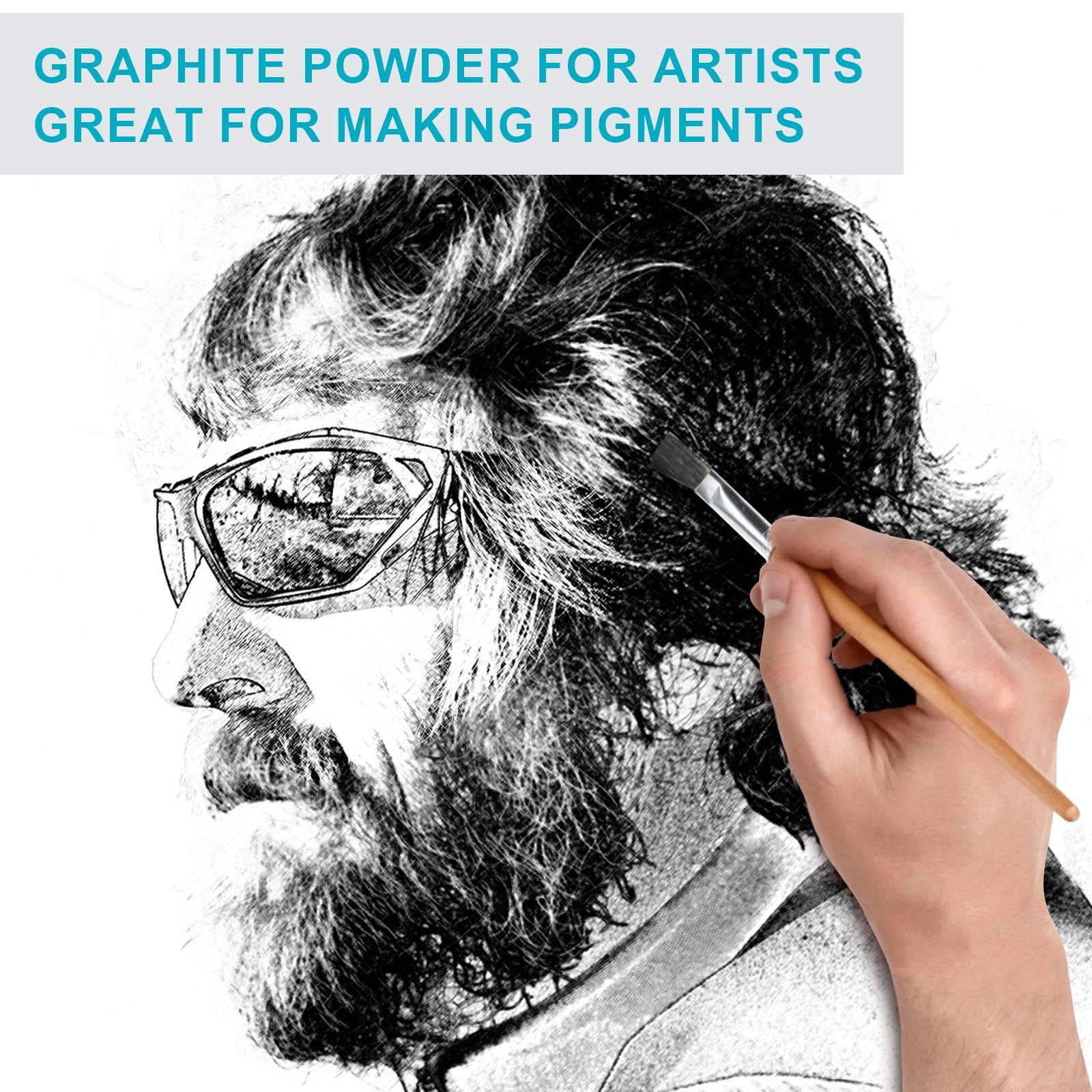 1.5LBS Pure Graphite Powder,3000 Mesh Microfine Dry Lubricant...