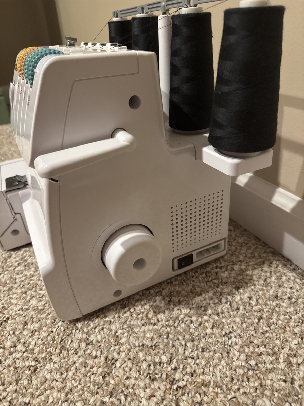 Brother Lock 1034D Differential Serger 3/4 Thread Overlock TESTED - No pedal