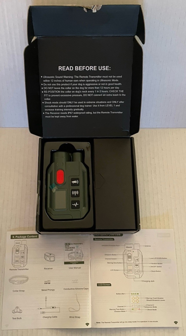 Ultrasonic Dog Training Collar