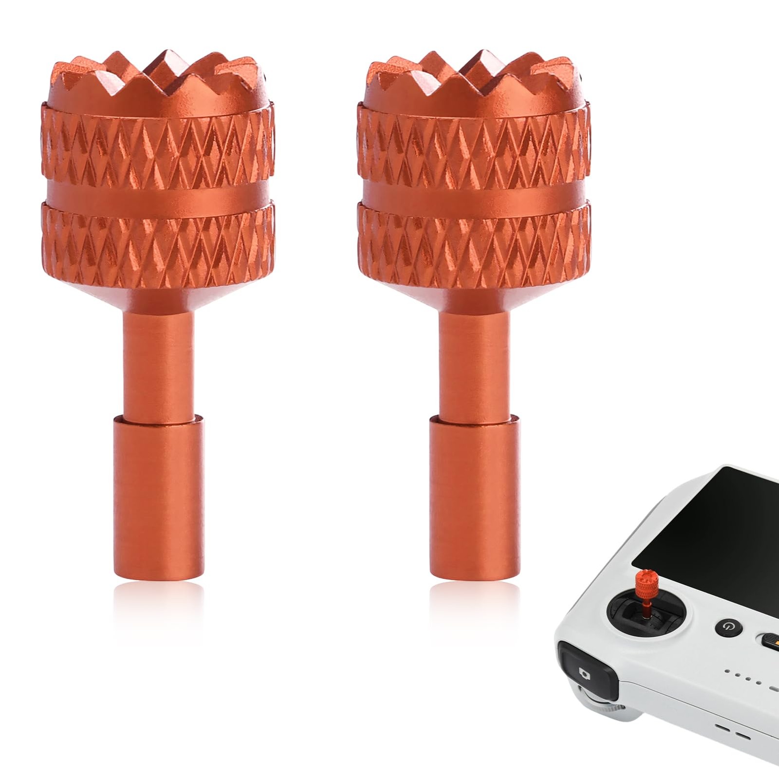 2 Pcs Mini 4 Pro 3 Joysticks Detachable Aluminum Alloy Drone Compatible DJI