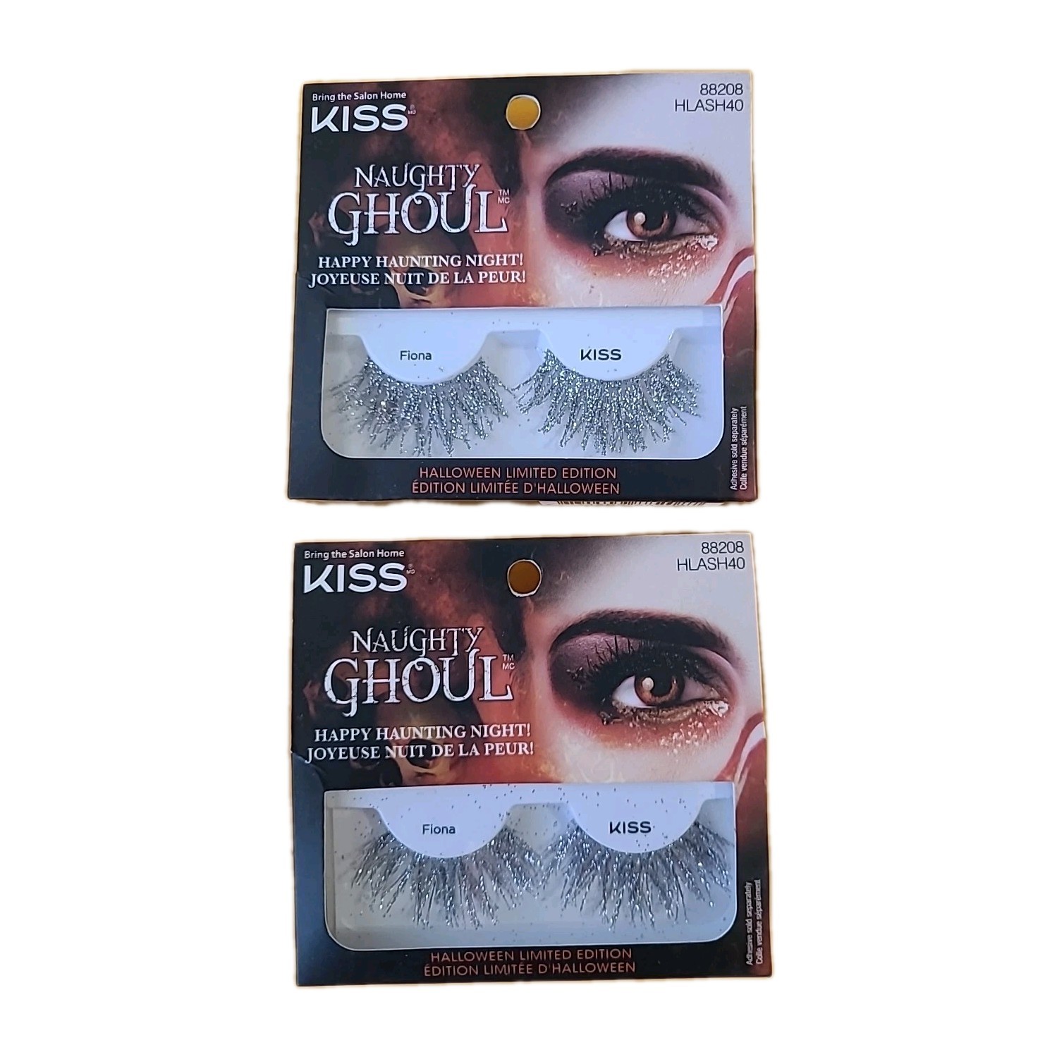 2 Eyelashes Fiona 88208 Halloween Limited Edition NEW Kiss Fangtastic