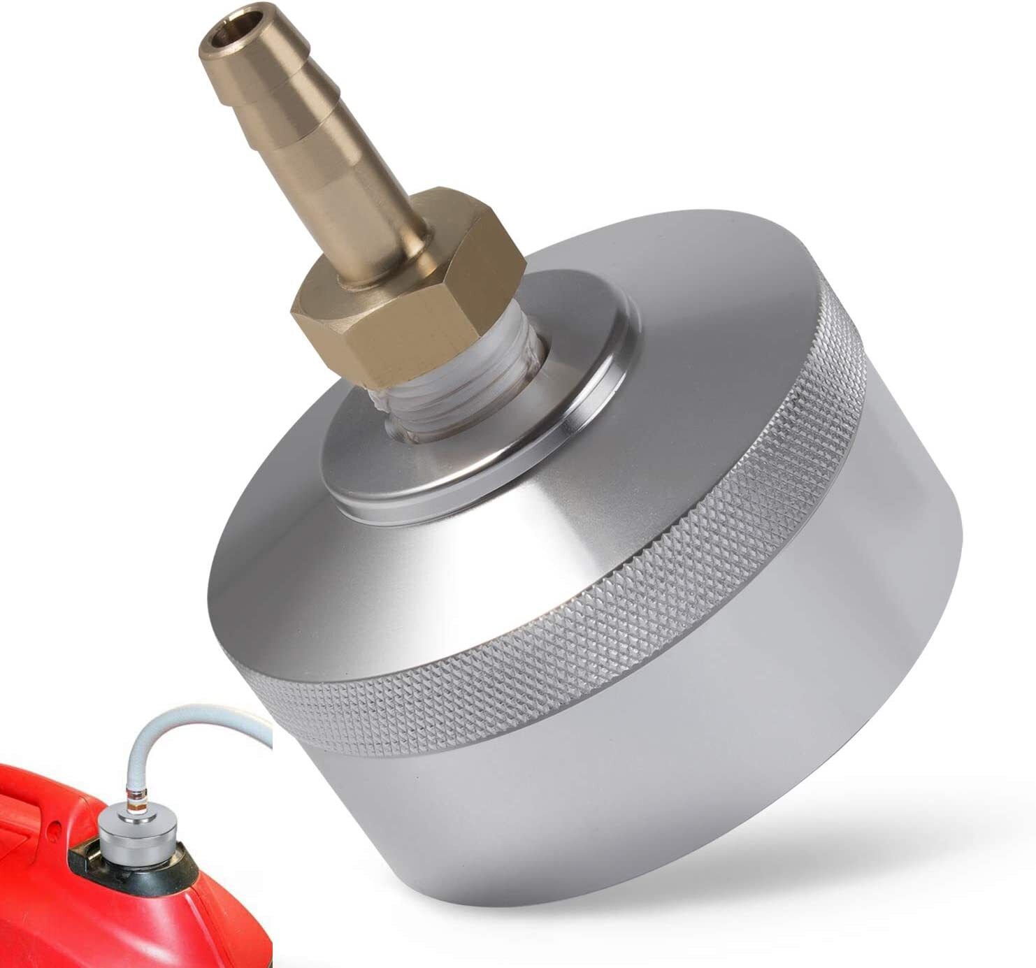 Aluminum Extended Run Fuel Gas Cap with Brass Hose For Yamaha EF2000is EF1000is