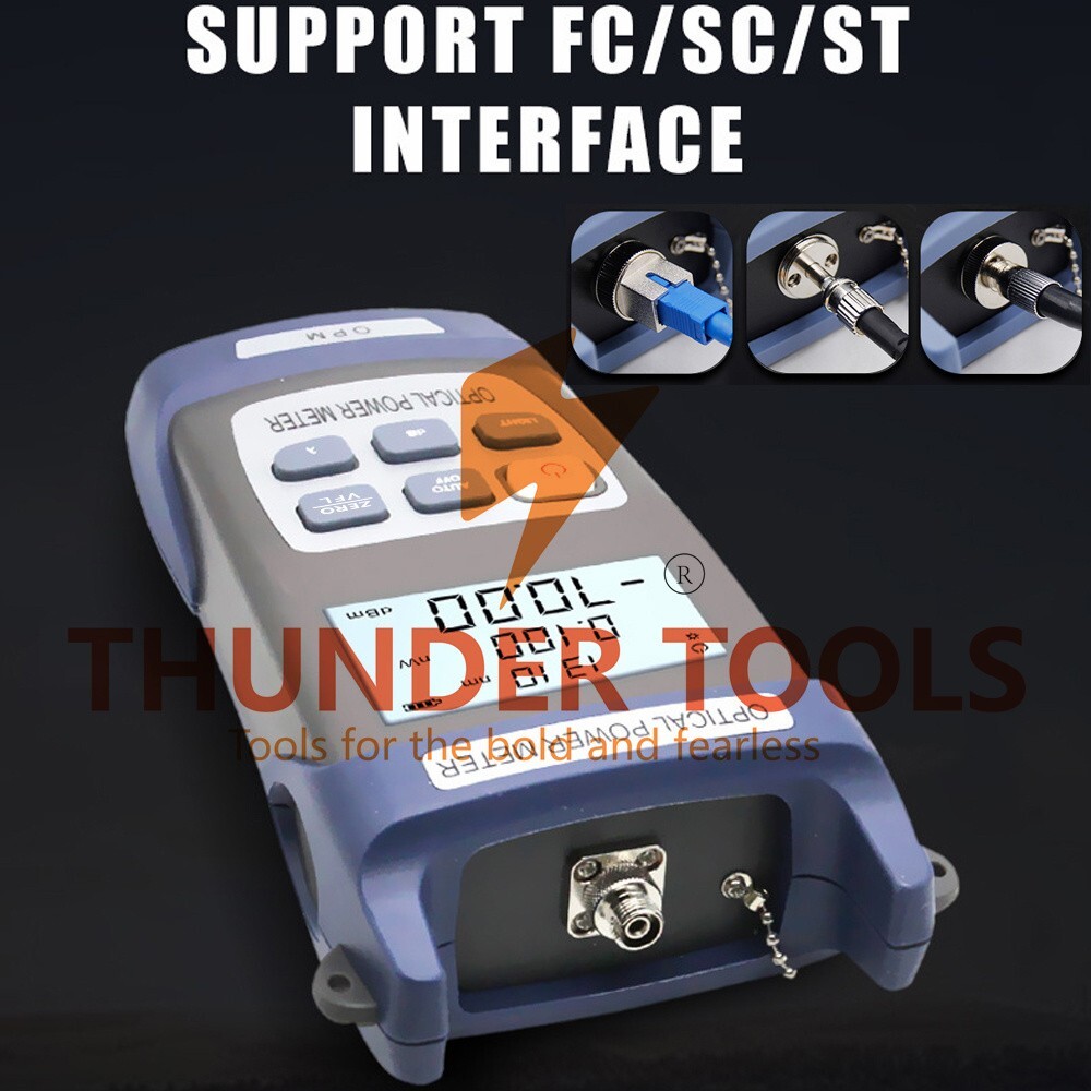 Thunder Tools Portable Lightweight Optical Power Meter Visual Fault