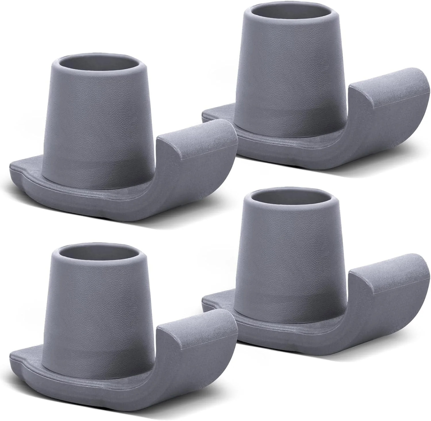 Walker Ski Glides, 4 Pack Durable Ski Glides for Folding Walkers, Universal Fit