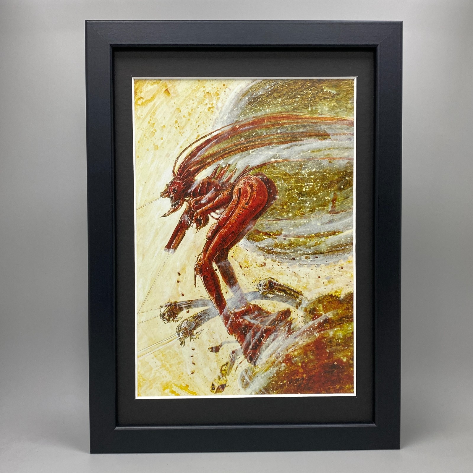 REMIARE TECH-PRIEST ASSASSIN FRAMED ART JOHN BLANCHE IMPERIUM WARHAMMER 40K