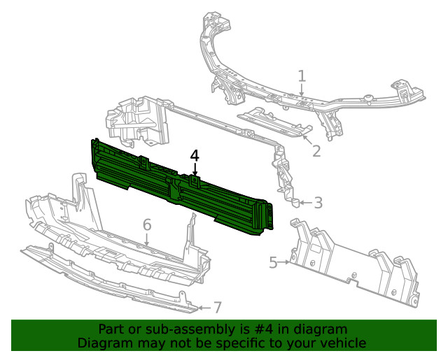 Genuine GM Shutter 85698204