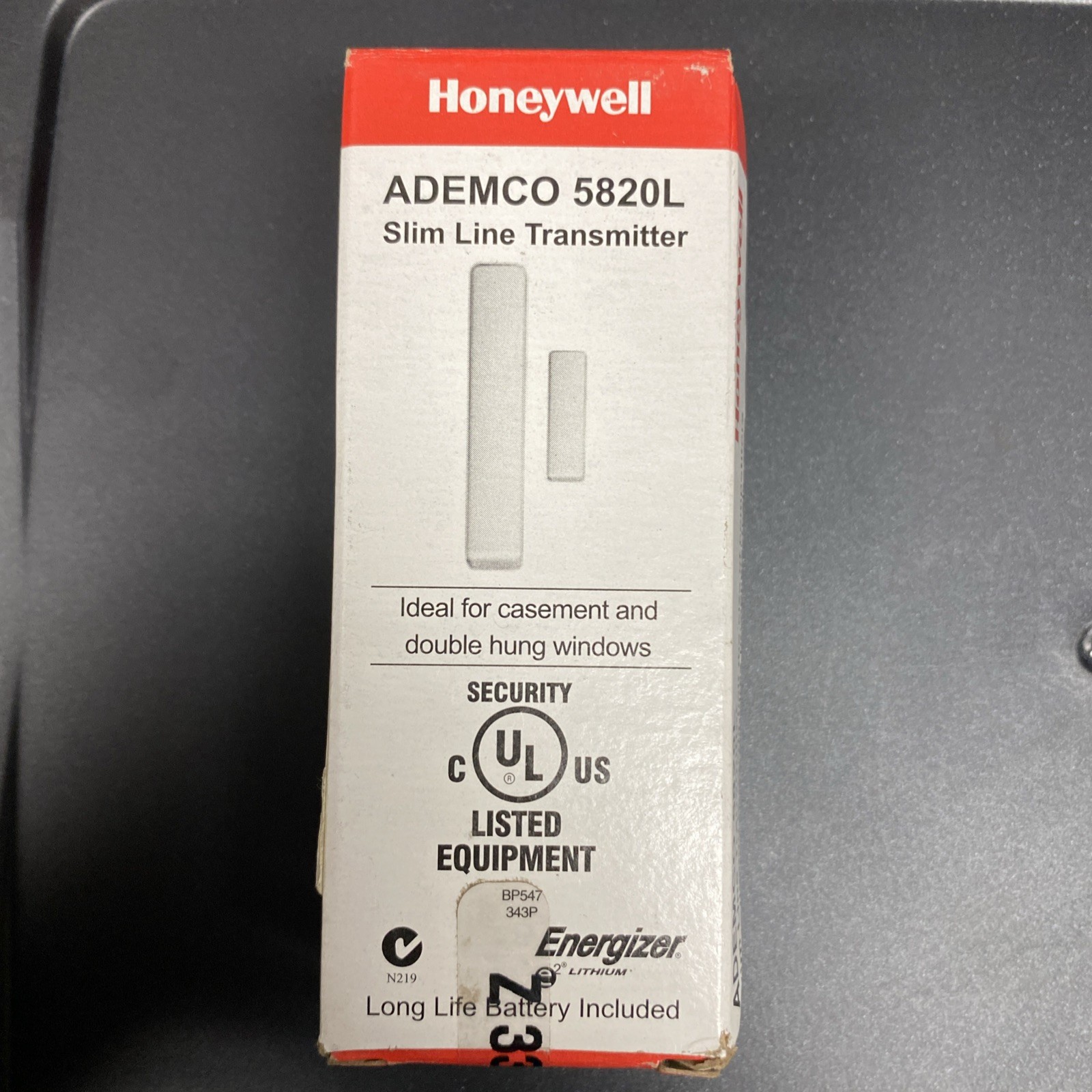 Lot of 7 Honeywell 5820L Wireless Slim Line Door Sensor and Window Sensor