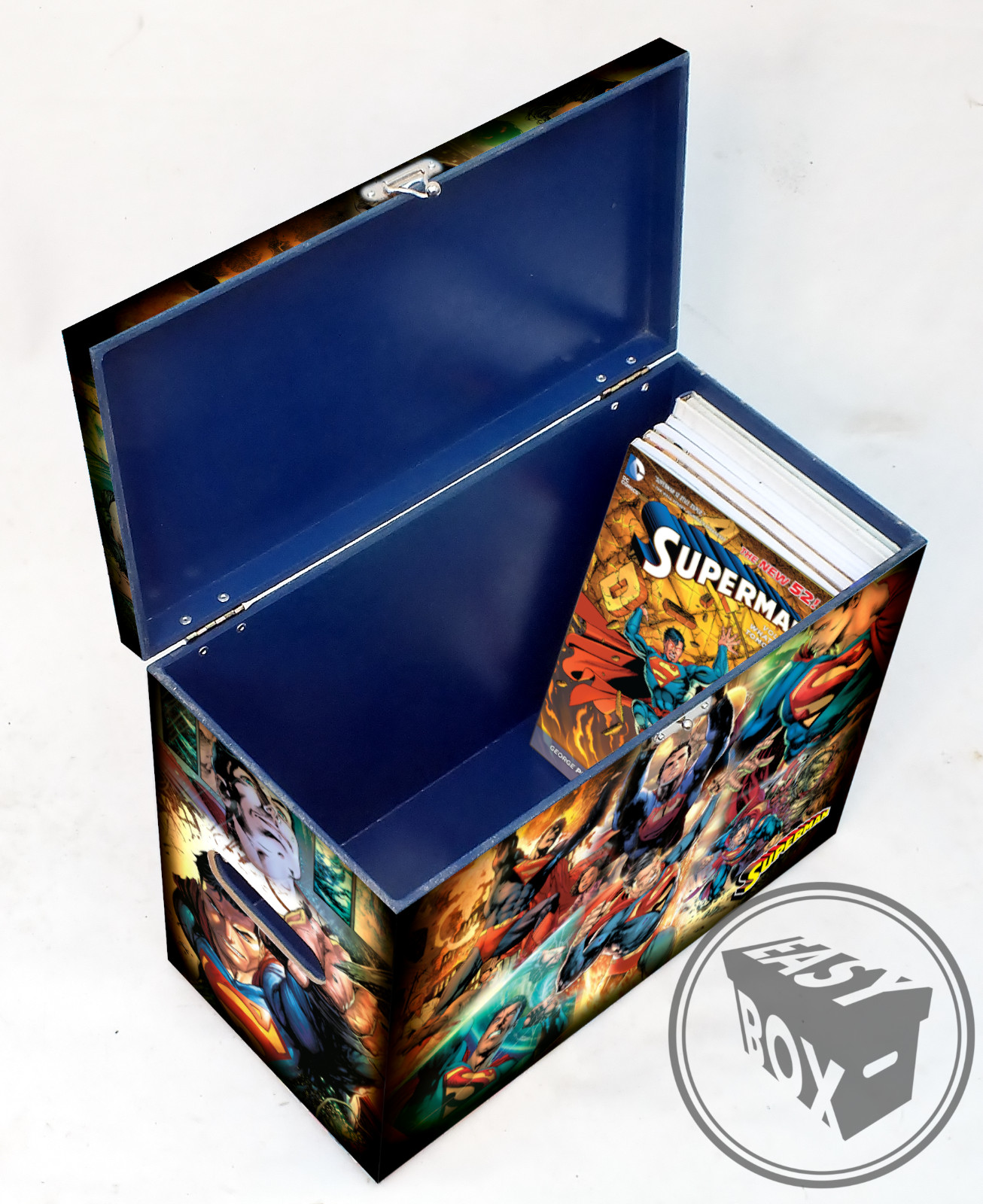 Superman - Large Comic Book Hard Box Chest MDF