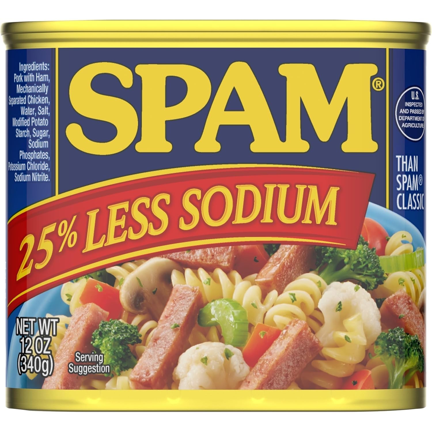 25% Less Sodium Canned Meats, 12 oz Cans, 12 Pack
