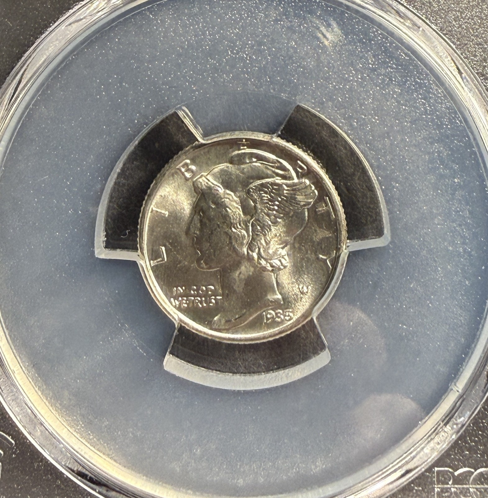 1935 Mercury Dime, MS65FB PCGS (15423)