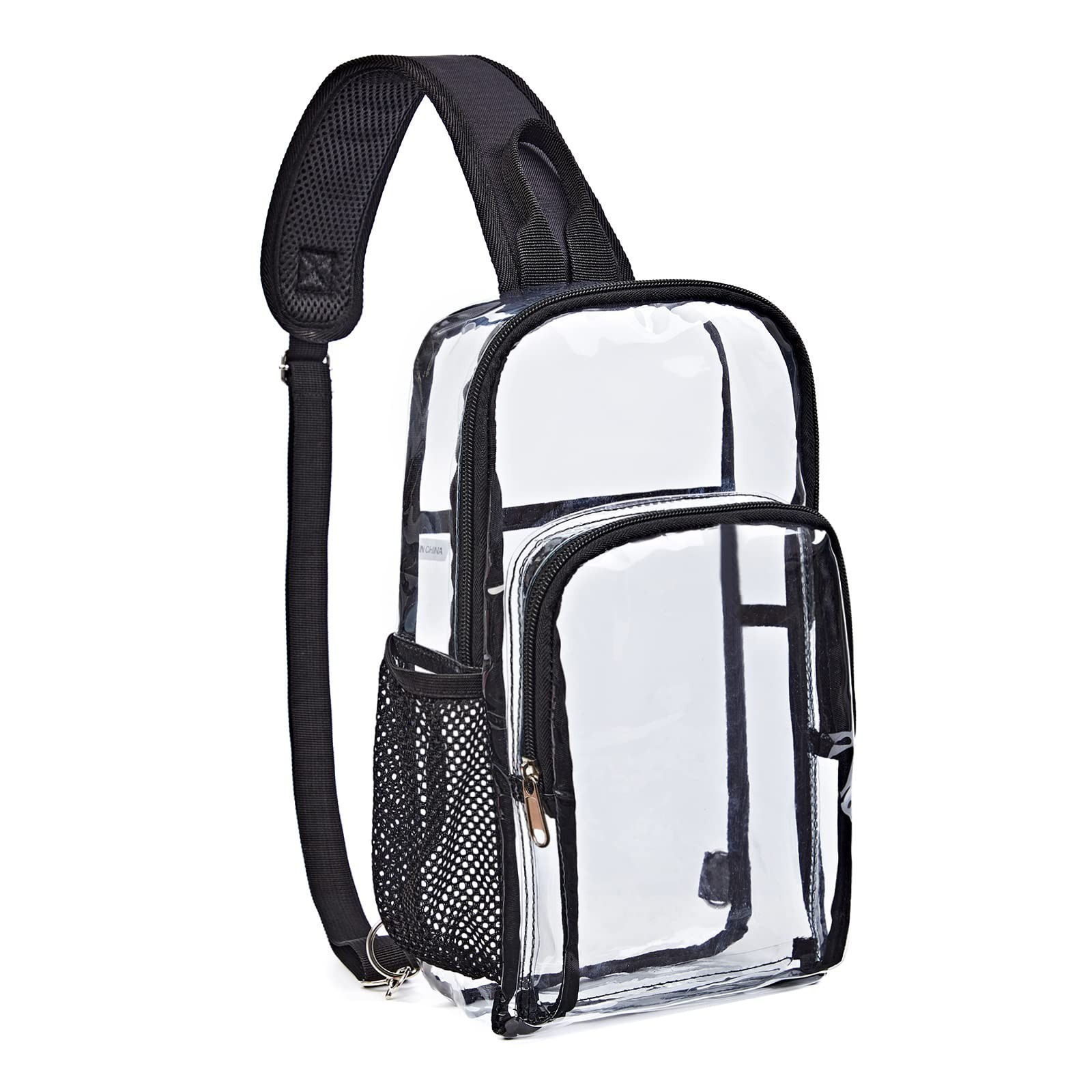 Edraco Clear Sling Bag, Clear Bag Stadium Approved, Large Capacity Shoulder B...