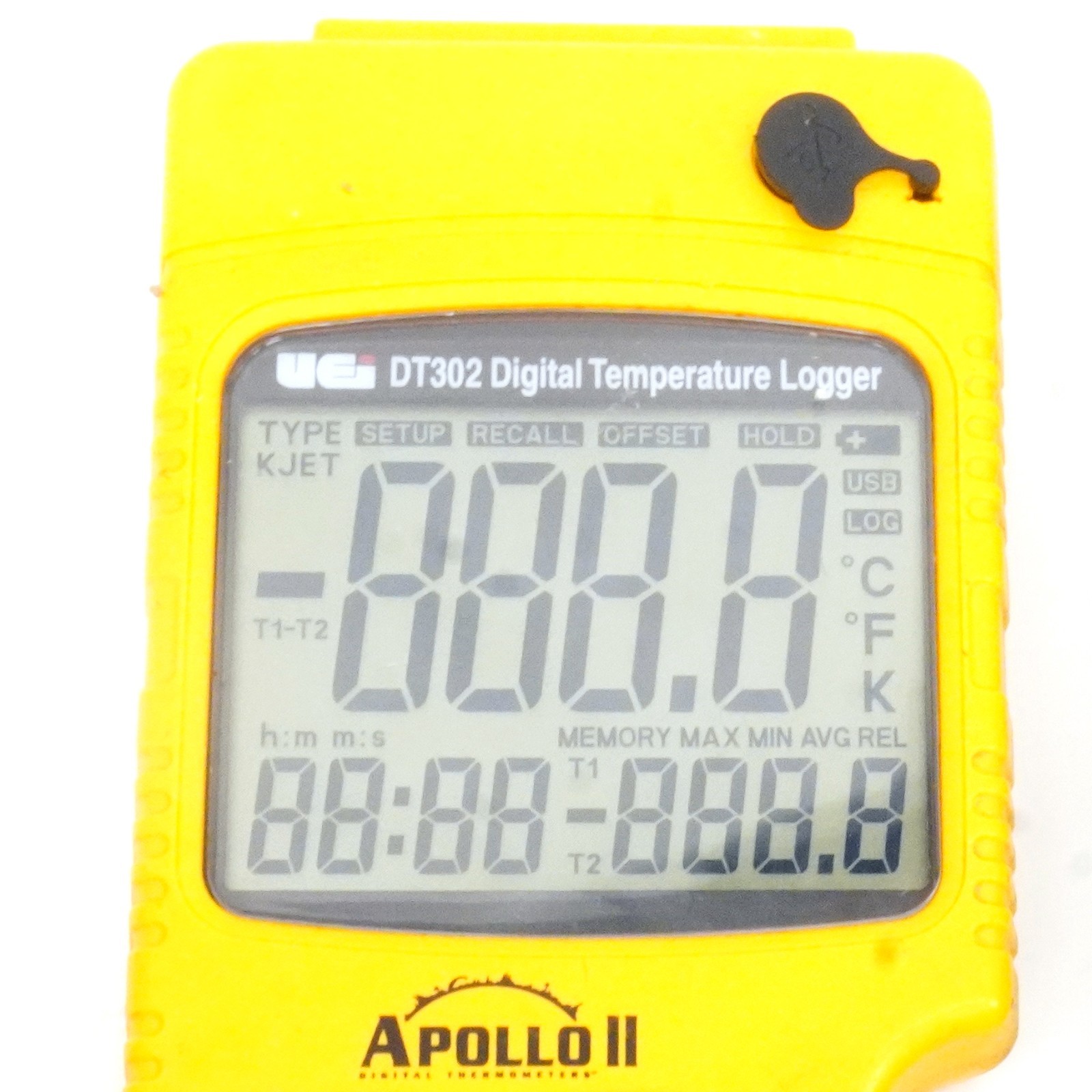 UEi Test Instruments DT302 Dual Input Digital Temperature Logger Apollo II