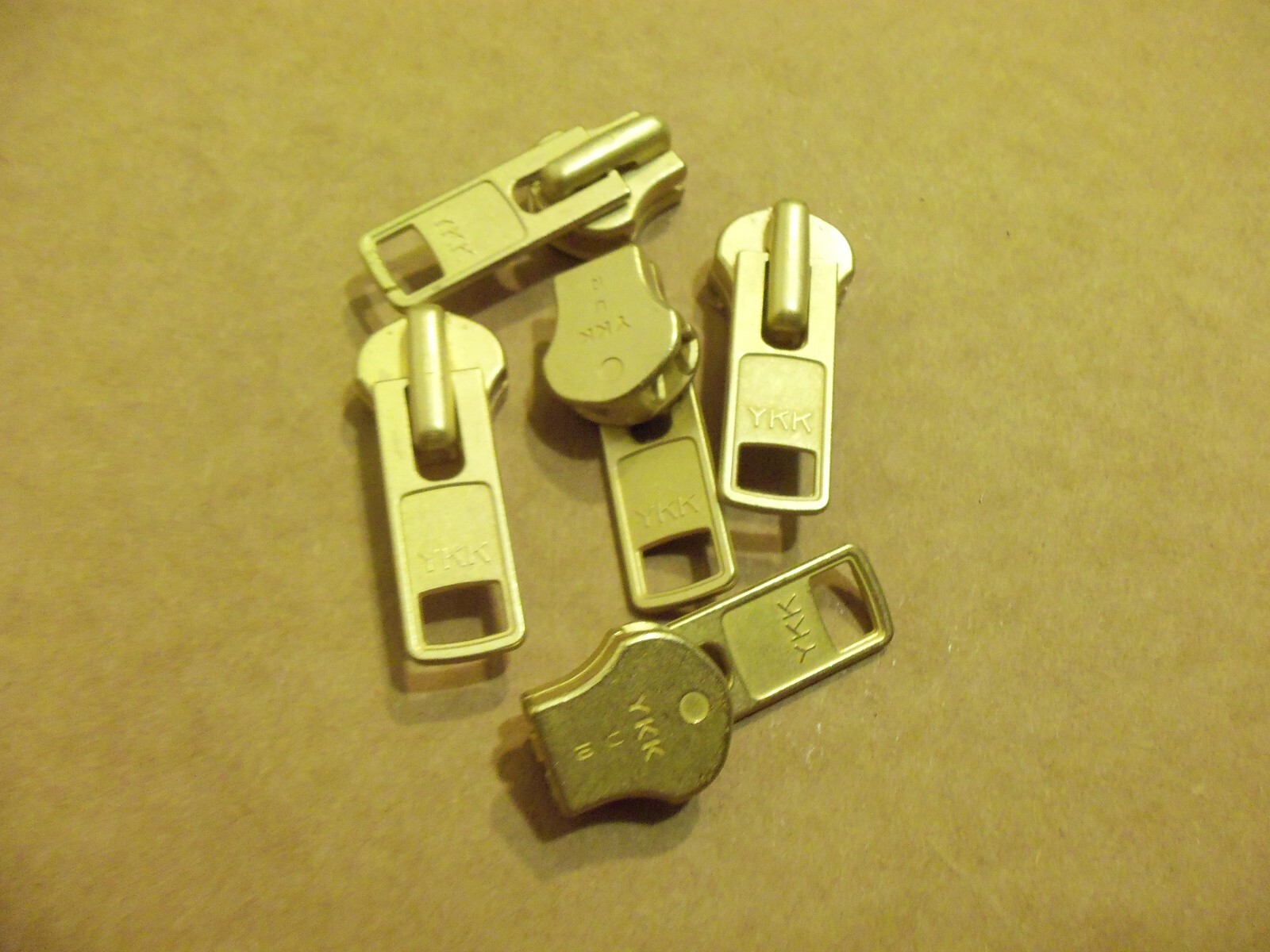 #10 YKK Gold Locking Sliders (Pack Of 5)