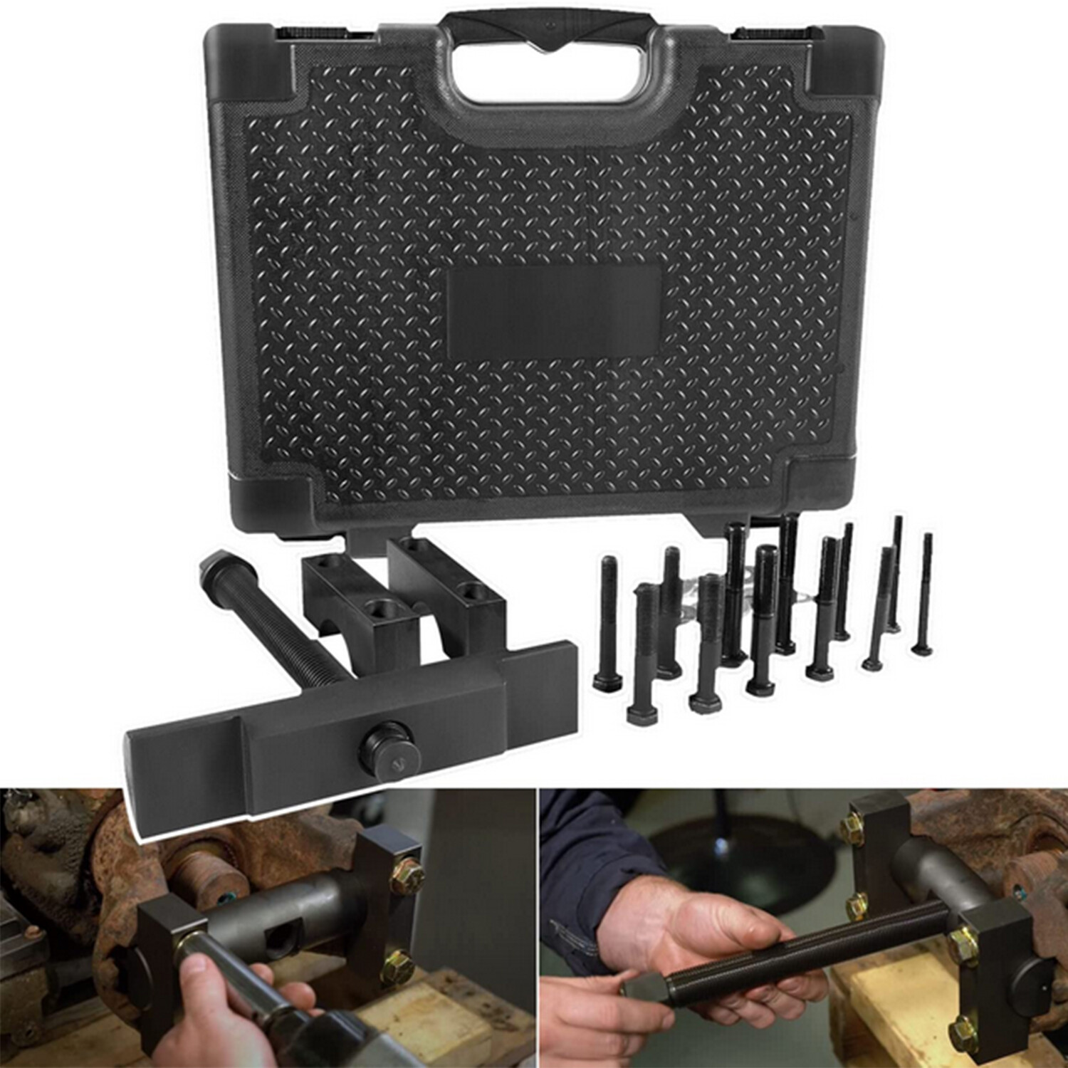 10803 Heavy-Duty Yoke Puller Semi Truck Yoke Remover Tool Kit For Meritor,Volvo