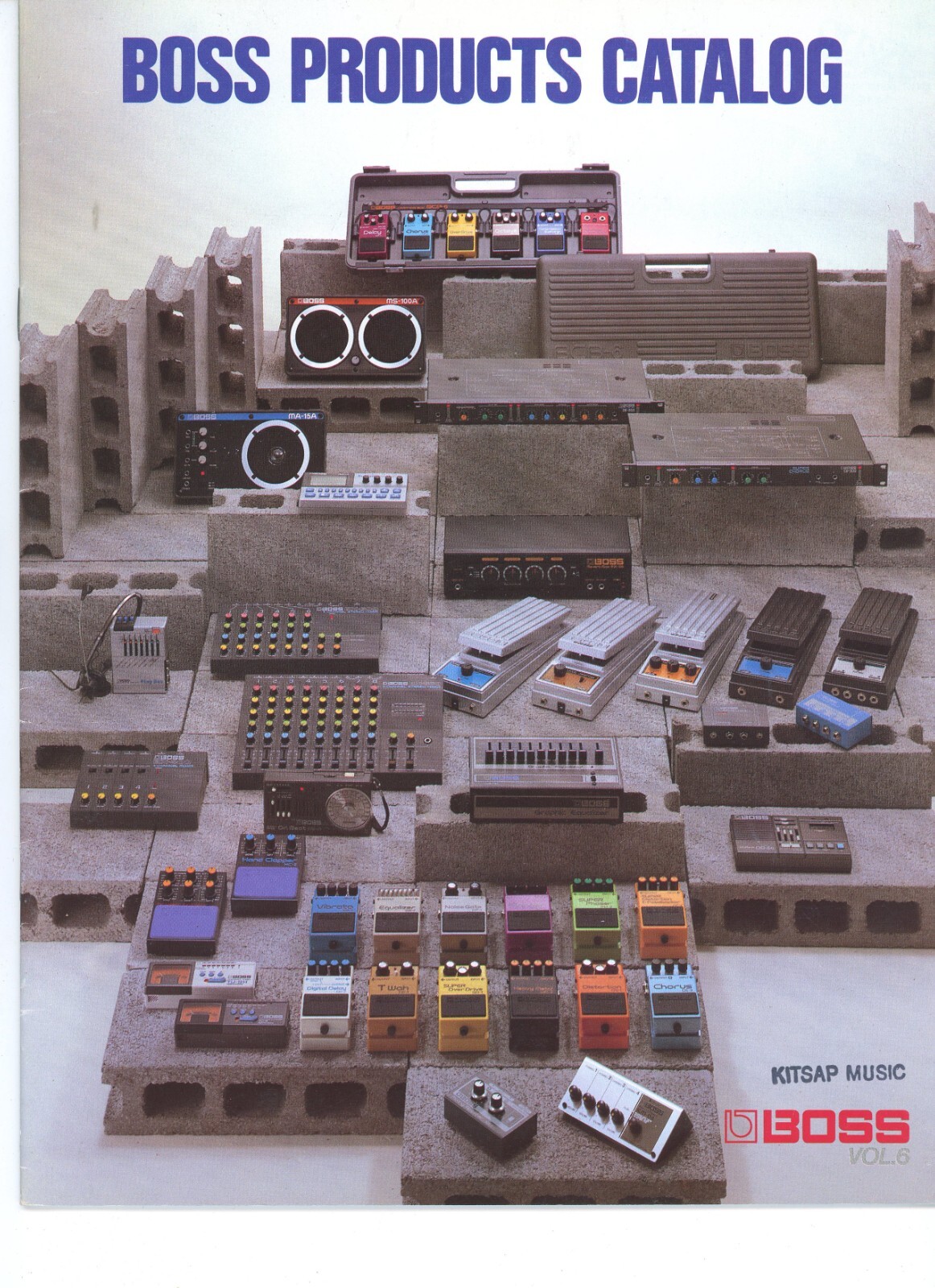 1984 Boss Products Catalog Vol 6 Roland Guitar Pedals