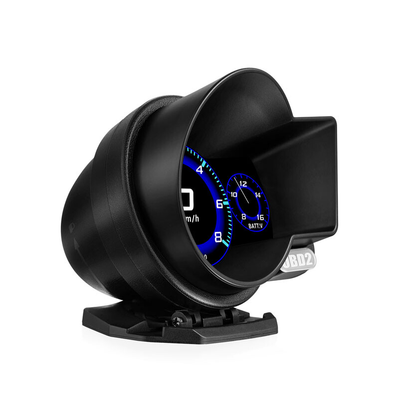 Universal Car Head Up Display OBD2 GPS HUD Speedometer Meter Tool Loop Status