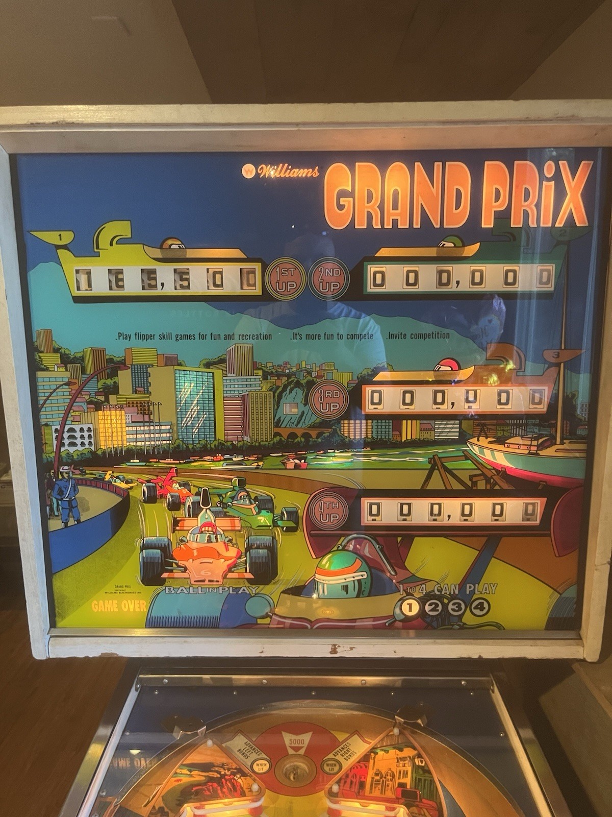 williams grand prix pinball