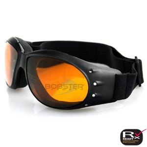 Bobster Eyewear BCA001A Cruiser Goggles Black / Amber Lens