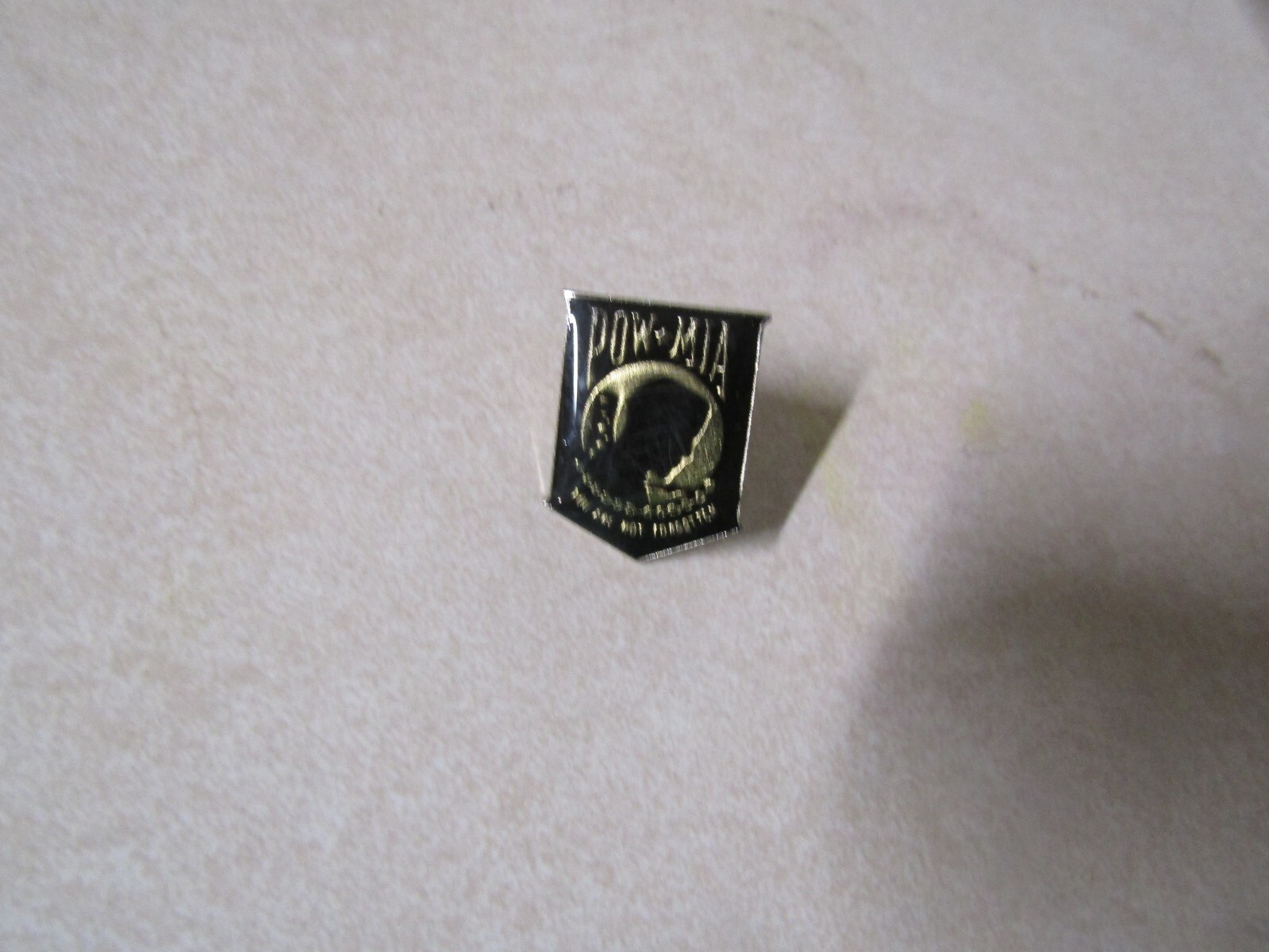 US MILITARY INSIGNIA HAT PIN VIETNAM VETERAN POW MIA YOU ARE NOT FORGOTTEN
