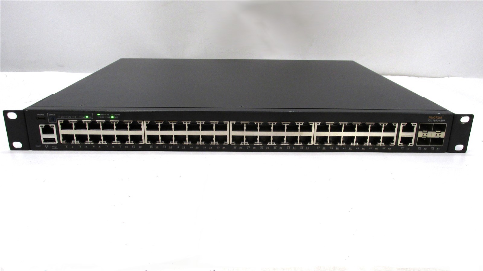 Ruckus (Brocade) ICX7150-48PF-4X10GR-RMT3 48 Port 740 Watt PoE+ 4 X SFP Switch