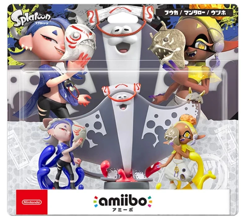 Nintendo amiibo Deep Cut Set Shiver Frye BIG MAN ( Splatoon ) Japan