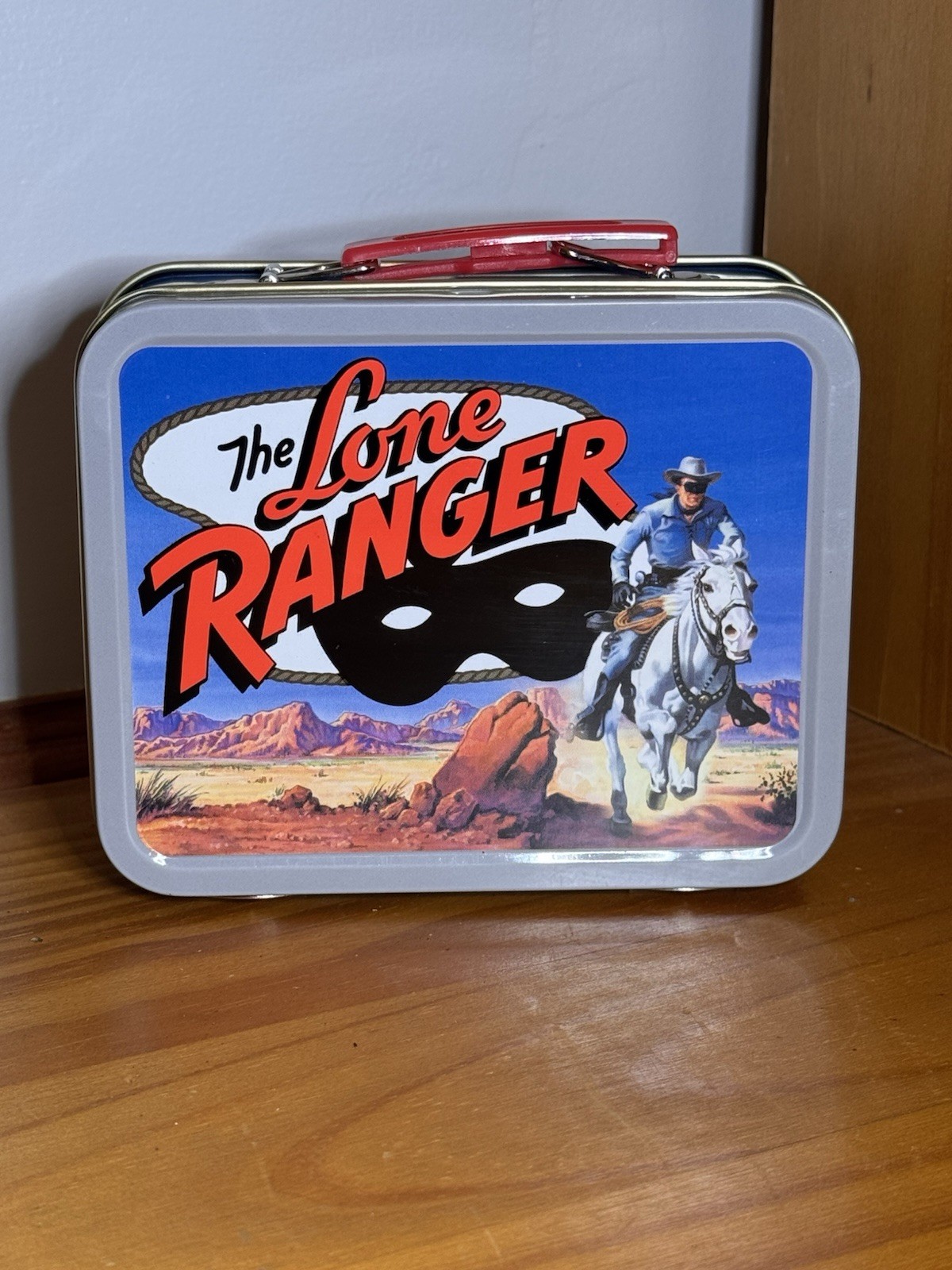 The Lone Ranger Mini Lunch Box Tin 2001 General Mills Cheerios 60th Anniversary