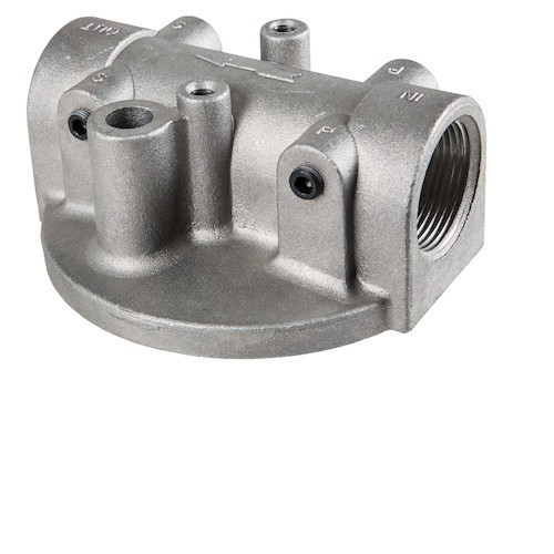 Buyers FH225 50 GPM Return Line Filter Head 1-1/4 Inch NPT/25 PSI Bypass